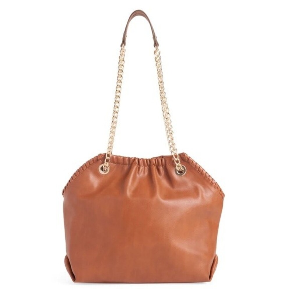 RACHEL ZOE COLLECTION Kaia Shoulder Bag in Cognac Tan NWOT - Picture 2 of 16